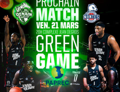 DENAIN VOLTAIRE ORGANISE SON GREEN GAME, MATCH EN FAVEUR DE L’ENVIRONNEMENT, EN PARTENARIAT AVEC PAPREC COVED