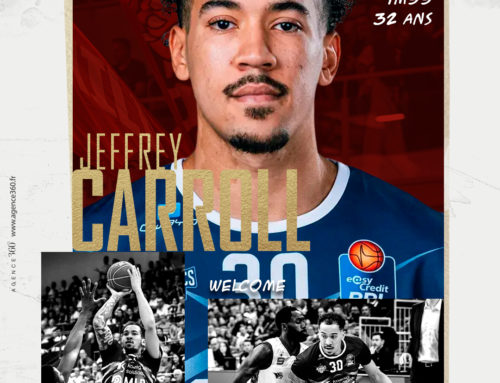 JEFFREY CARROLL JR VIENT COMPLÉTER L&rsquo;EFFECTIF POUR LA SAISON 2026/2027